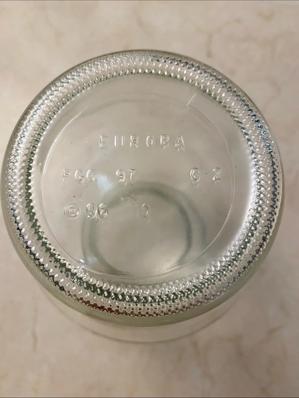 Classic Fluted Large Glass Vase